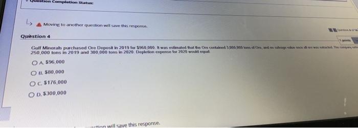 I need the answer very fast without explain Bastion Completion Status L