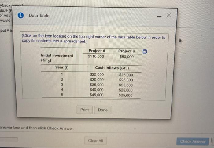 A and B, of equal risk, are alternatives for expanding Ros Company's