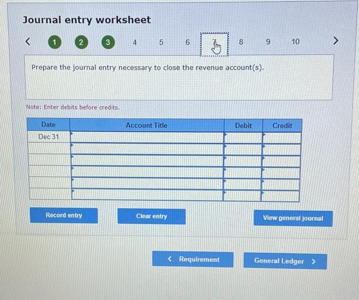 worksheet 3 4 6 7 8 MALAR Prepare the journal entry necessary