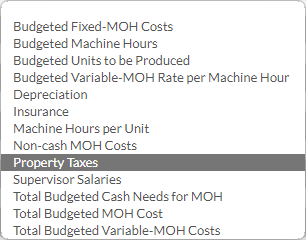 Corp. is $4.90/ machine hour, where every unit requires 3 machine hours.