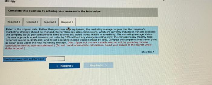 automate a portion of its operations. Variable expenses would be reduced by