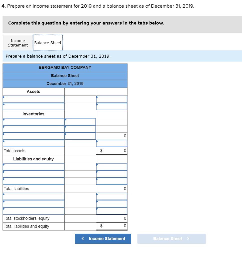 applies to the questions displayed belowj Bergamo Bay's computer system generated the
