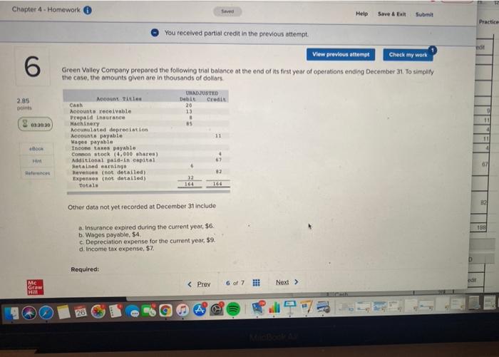 indicated with a minus sign. Enter your answers in thousands.) GREEN VALLEY