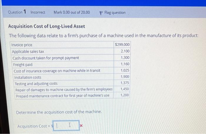 posted previously and 306,560 is not the correct answer Question 1