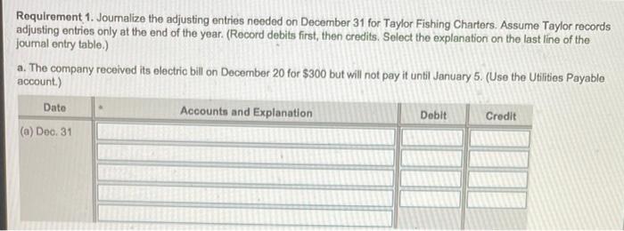 adjusting entries, indicate which specific category of accounts on the financial statements