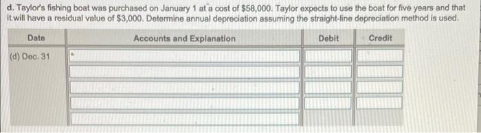 for $300 but will not pay it until January 5. (Use the