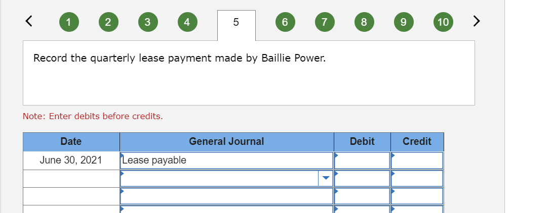 a good comment. Baillie Power leased high-tech electronic equipment from Courtney Leasing