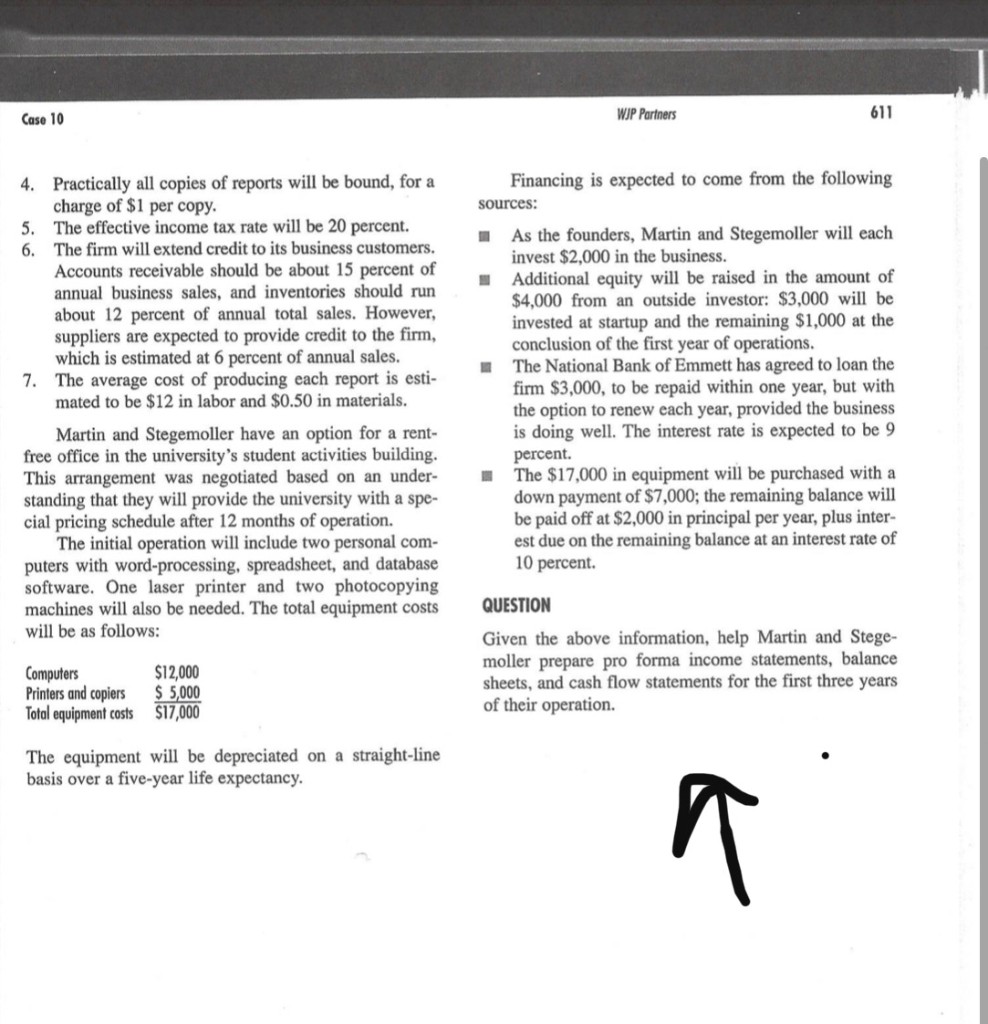 the arrow pointing to it. All the information to answer this question