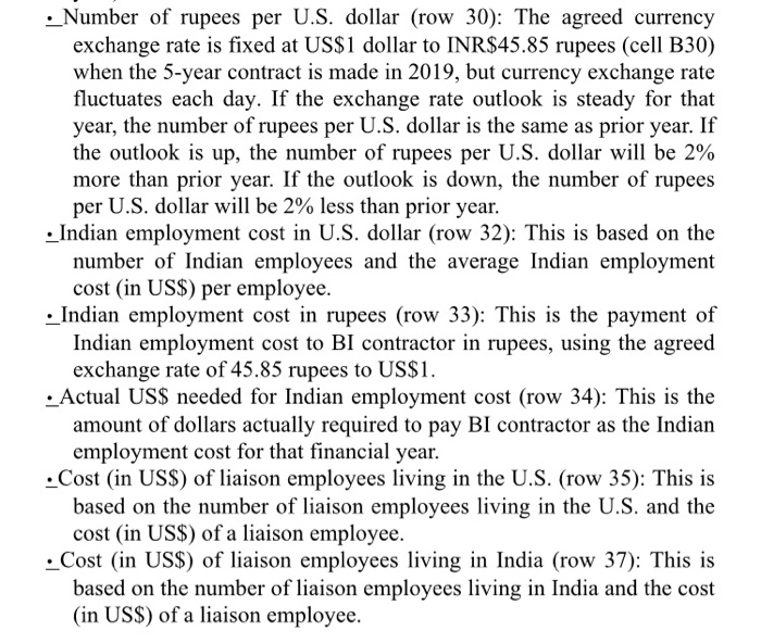 each formula clearly with cell reference position. In 2019, BS Bank employs
