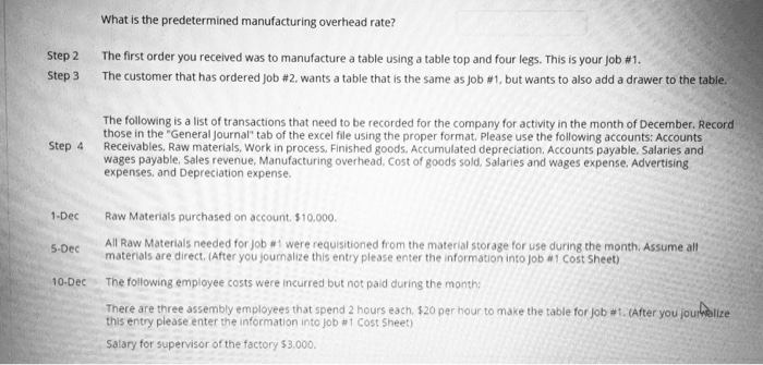 step 4,5,6,7,8 ans that's all. Step 1 You work for Thunderduck Custom