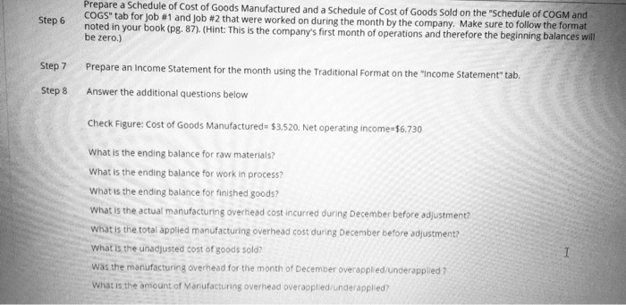 This month. you have been asked to develop and manufacture two new