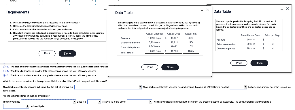  unen X Requirements Data Table Data Table Small changes to the