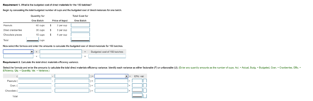 end product. In addition, not all ingredients added to production end up