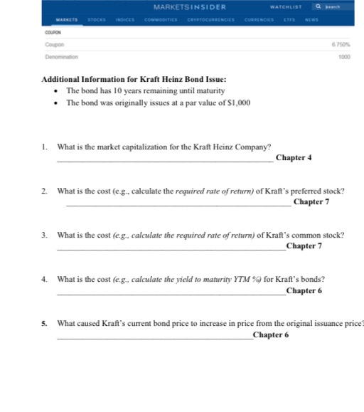 Informatie Kraft Company KRAFT HEINZ FOODS 2032 113.631 2012 Additional Information for