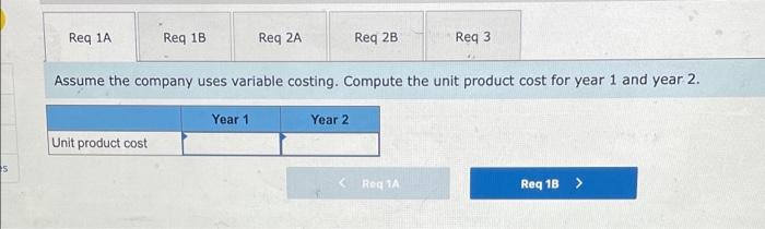 my work 1 Walsh Company manufactures and sells one product. The following