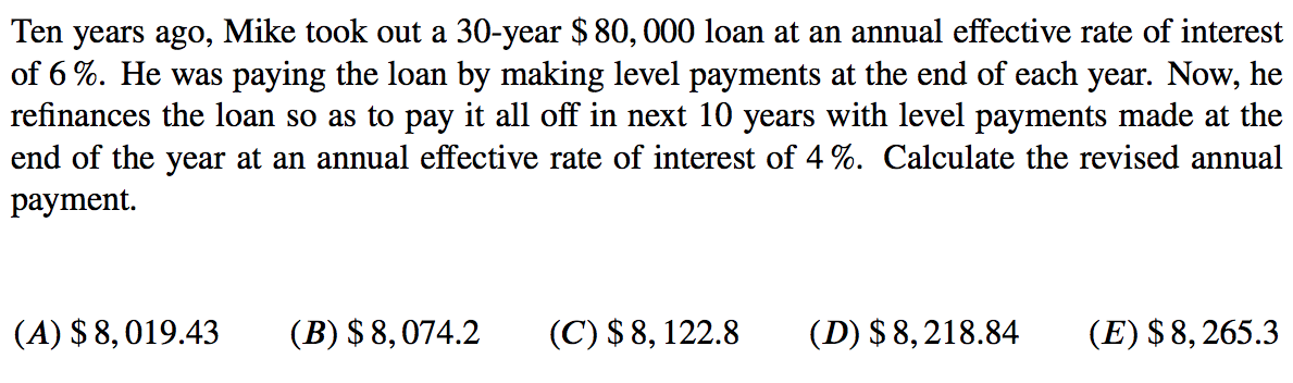 please show all your work and explain, thank you Ten years ago,
