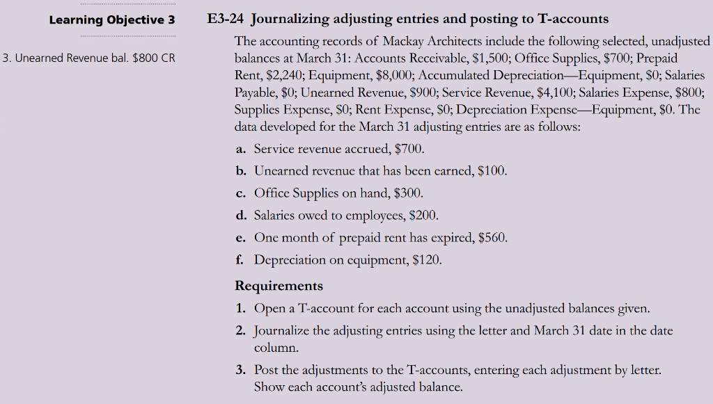  Please explain your answer. Thank you. Learning Objective 3 3. Unearned