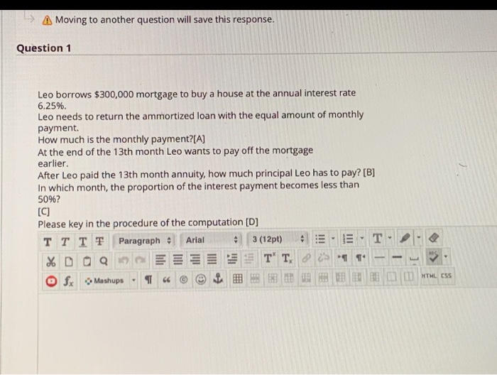  i am assuming 30 years. > A Moving to another question