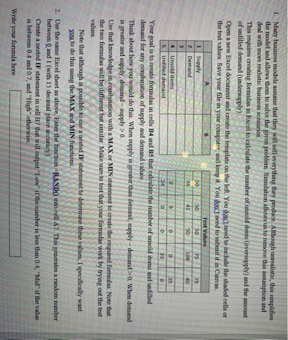  A B 50 50 75 75 2 50 74 Demand 41