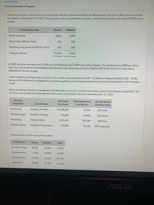  View Polides Current Attempt in Progress Sheridan Electronics manufactures two ultra