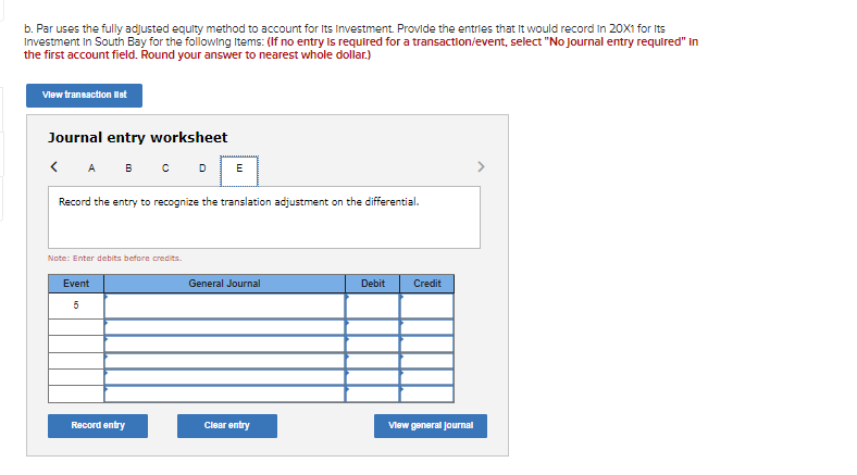 1, 20X1. was $90.000. The fair value of South Bay's plant and