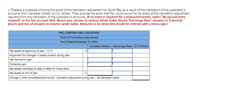 equipment was C$10.000 more than book value and the plant and equipment