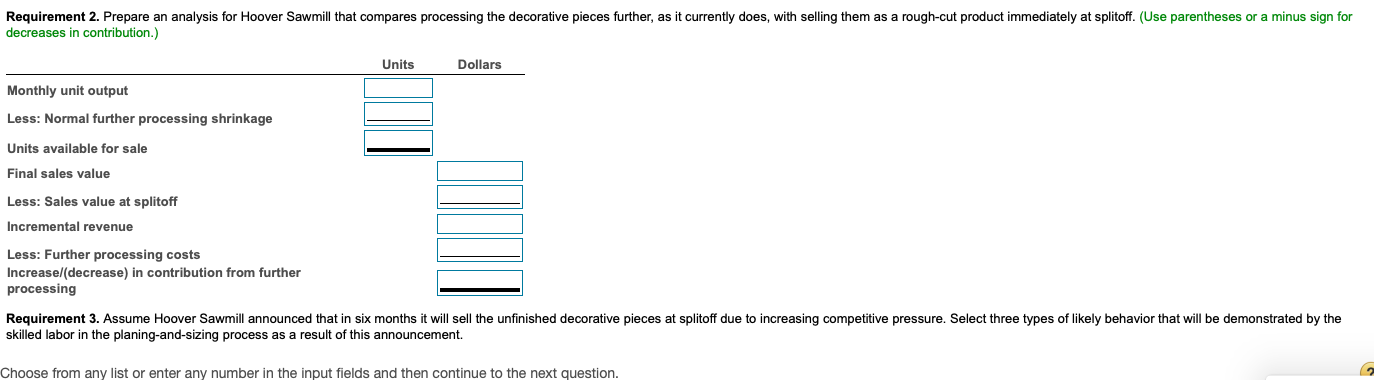 costs Print Done * x Per Unit Information Product yields and average