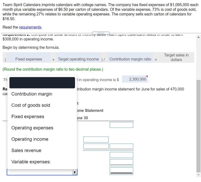 of sales? 5. By what percentage will operating income change if July's
