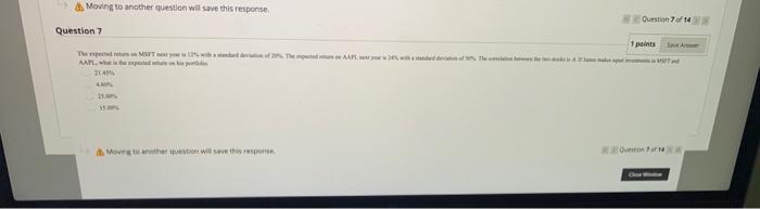  please answer fast The expected return on MSFT next year is