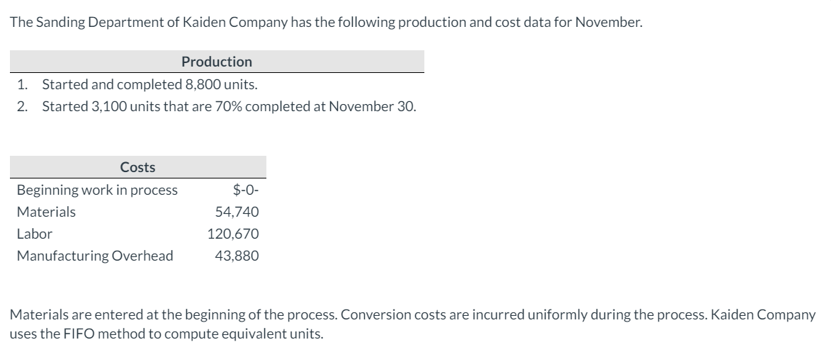  *2nd Request, Previous answer was incorrect. Also, no formula. The Sanding