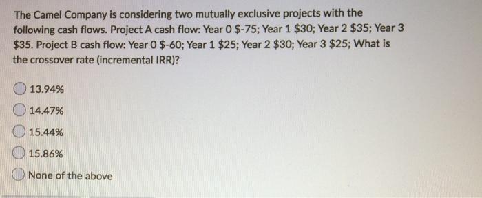 years and $9,000 profit in the following five years (i.e., years 6-10).