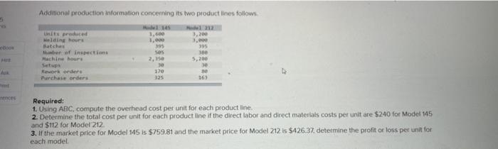 Cool produces two different models of air conditioners. The company produces the