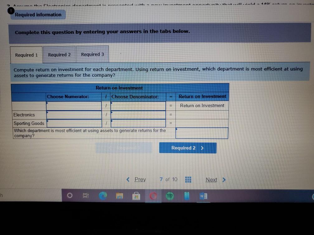 Required information The following information applies to the questions displayed below. Megamart,