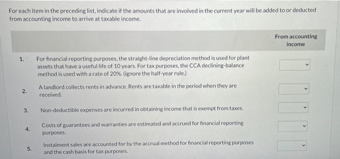 to the number that best describes it: A reversing difference that will