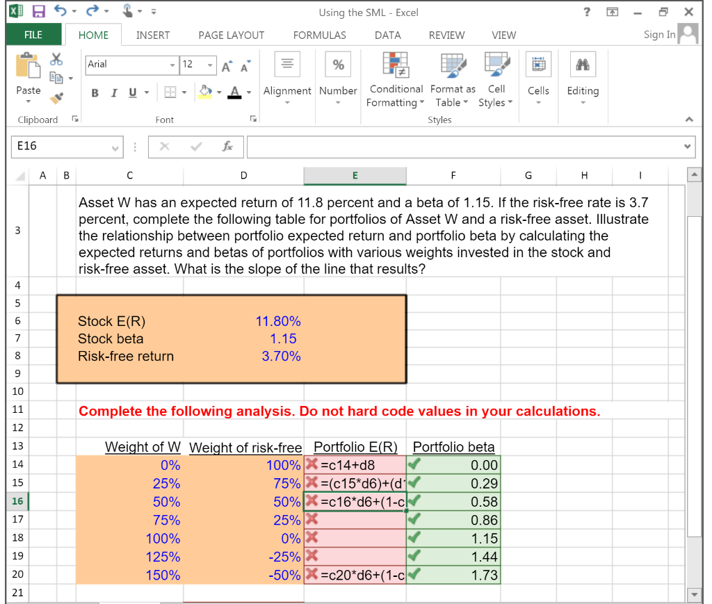  XDA Using the SML - Excel ? FILE HOME INSERT PAGE