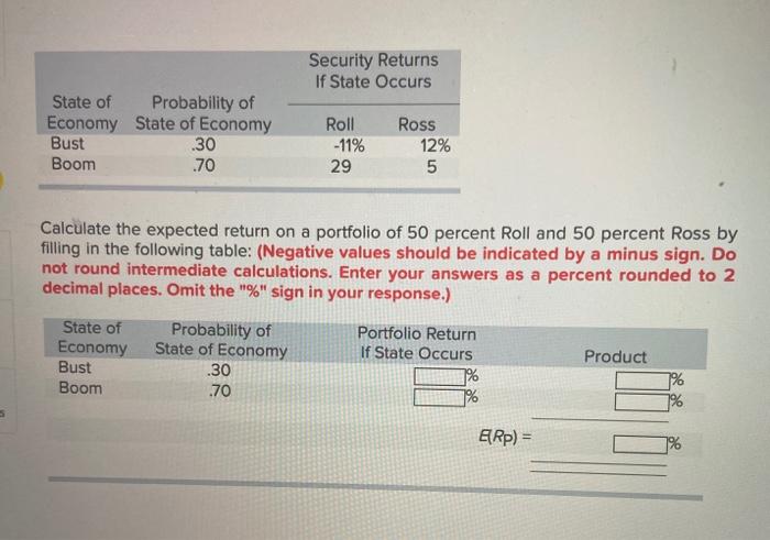 information on states of the economy and stock returns to calculate the