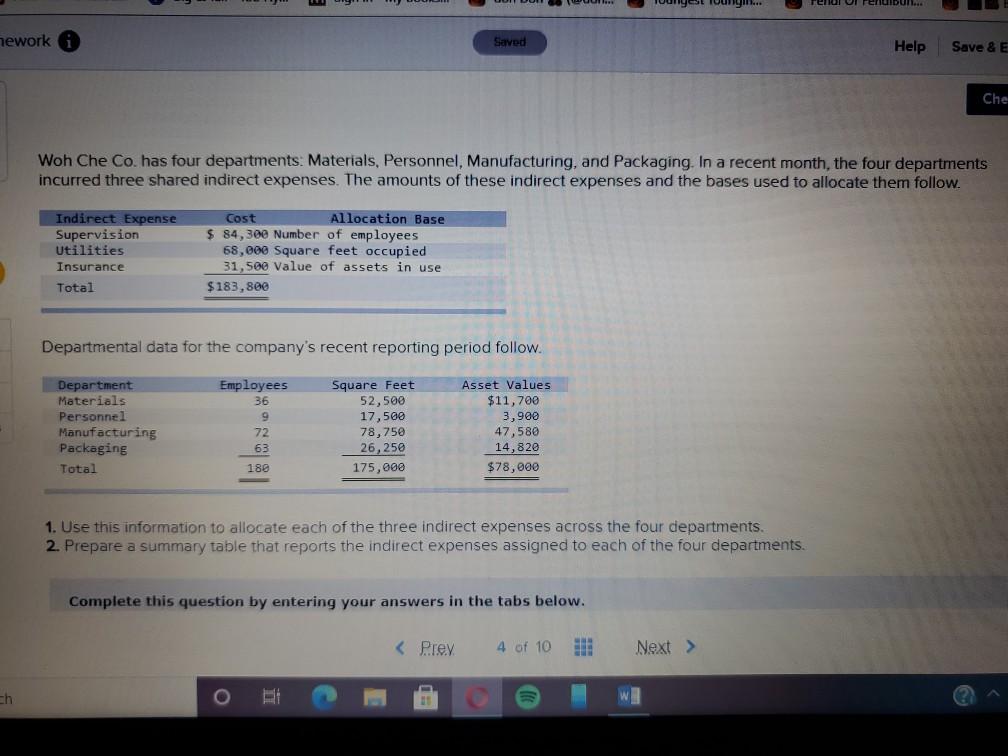 nework Saved Help Save & E Che Woh Che Co. has