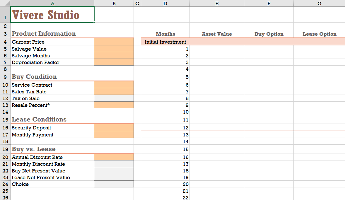 digital equipment. 4. The digital equipment has a salvage value of $8,000