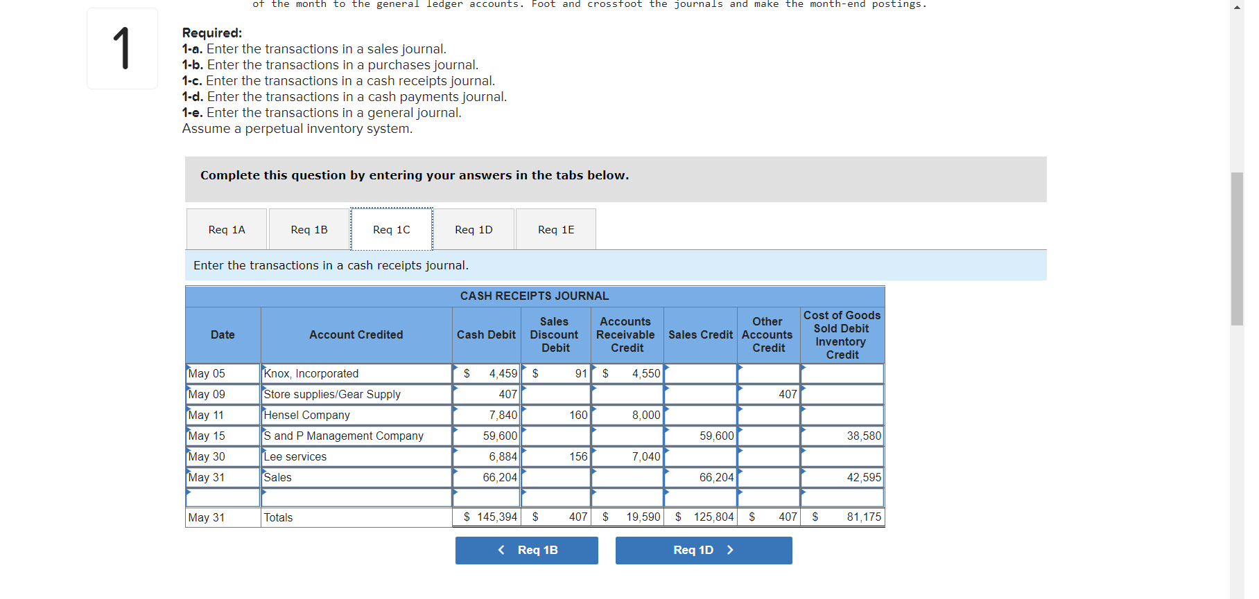 been hired as the accountant for Colo Company, which operates with monthly