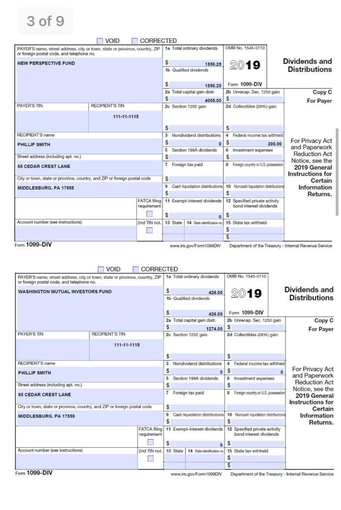 ended December 31, 2020 plus any additional schedules necessary. Please utilize the