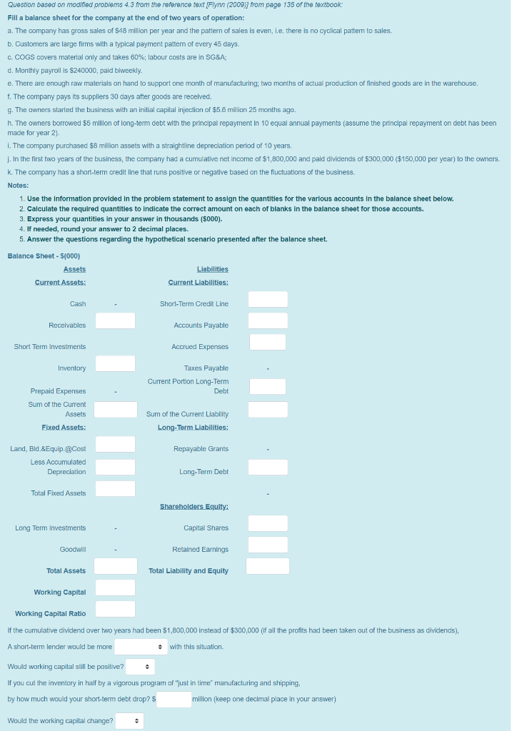  Question based on modified problems 4.3 from the reference text (Flynn