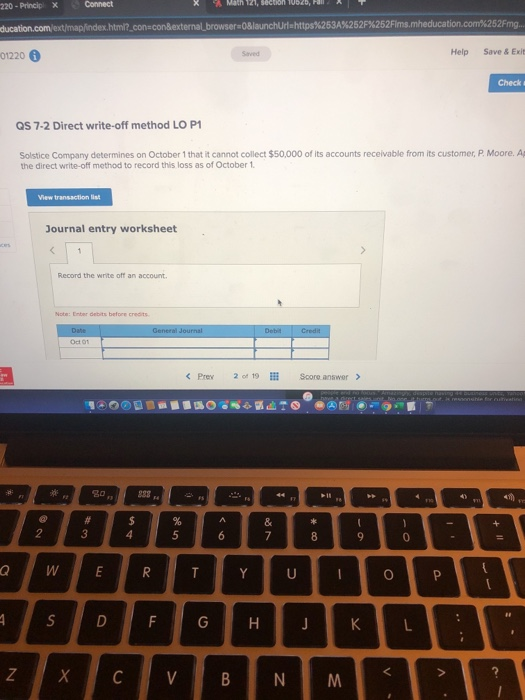  220 - Princip X Connect Math 121, Section ducation.com/ext/map/index.html?_con con&external_browser OlaunchUrl=https%253A%252F%252Fims.mheducation.com%252Fmg.
