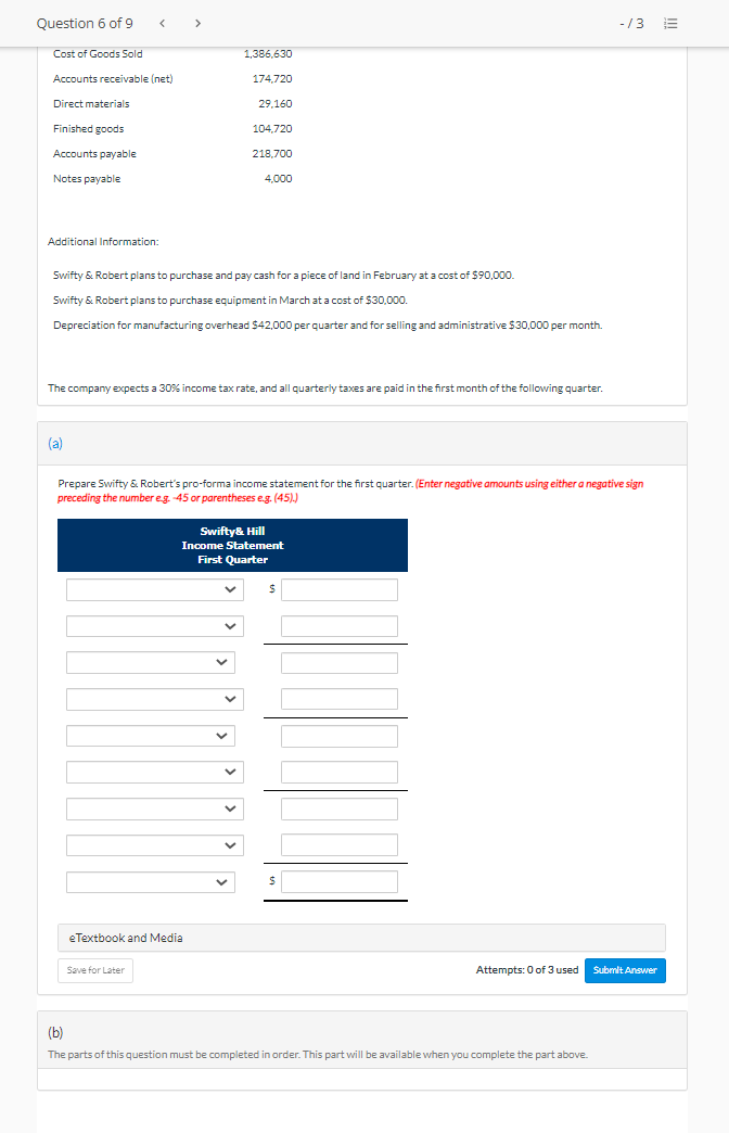 Progress John Johnson, Swifty & Robert's controller, has received all the budgets