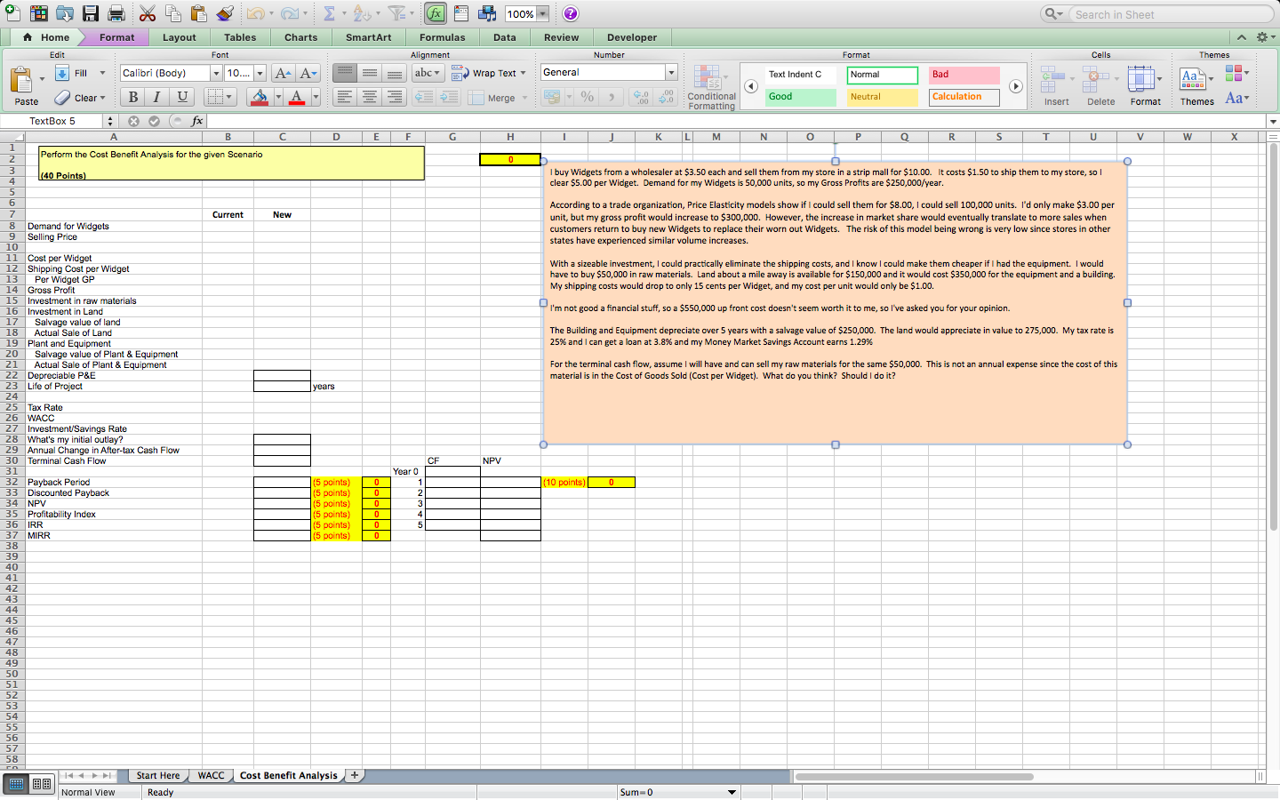Can someone please help me on this problem. I suck at excel