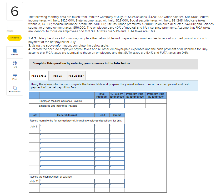 Could you explain how to do it? 6 1 points The following