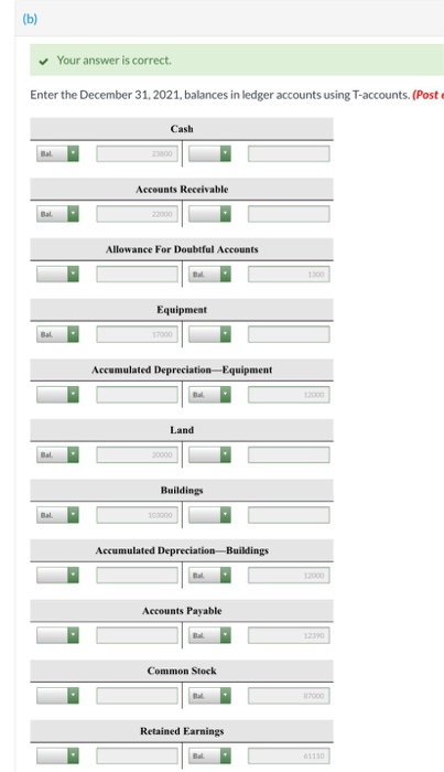 Credit Cash Debit $23,800 22,000 Accounts Receivable Allowance for Doubtful Accounts $1,300