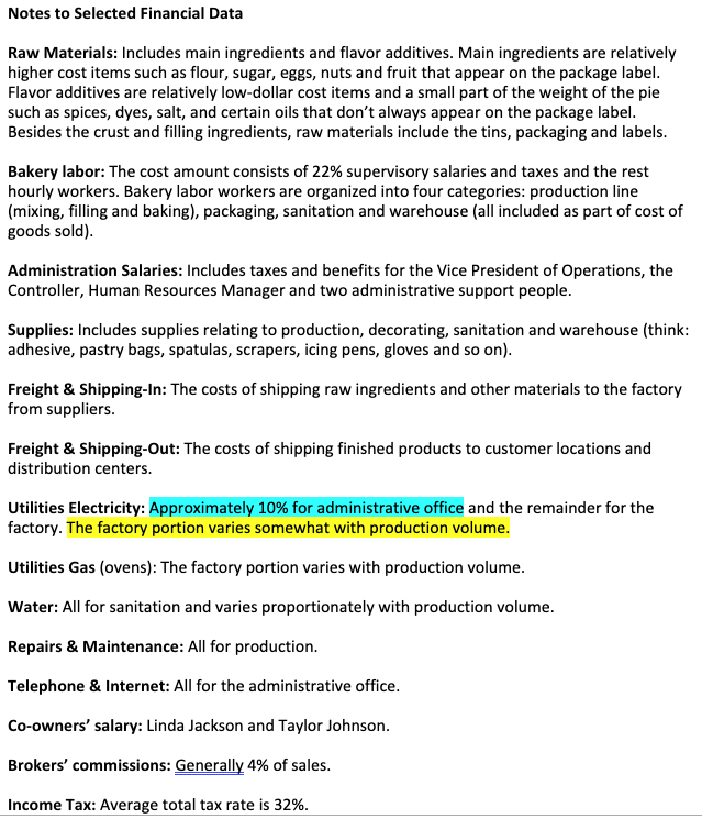 best captures the unique aspects of each job (especially the special ingredients