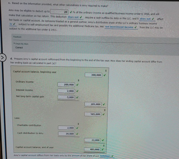 above. Problem 10-43 (LO. 7, 8, 9, 10, 11 Amy and Mitchell