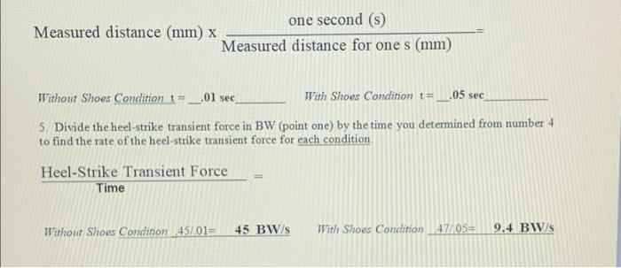 the table* 1. compare the two maximal forces point 2 and four,