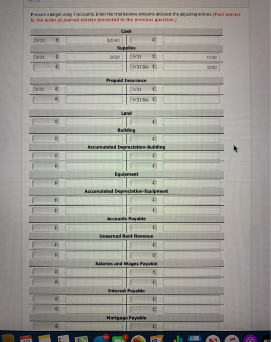 3. Insurance expires at the rate of $360 per month. A count